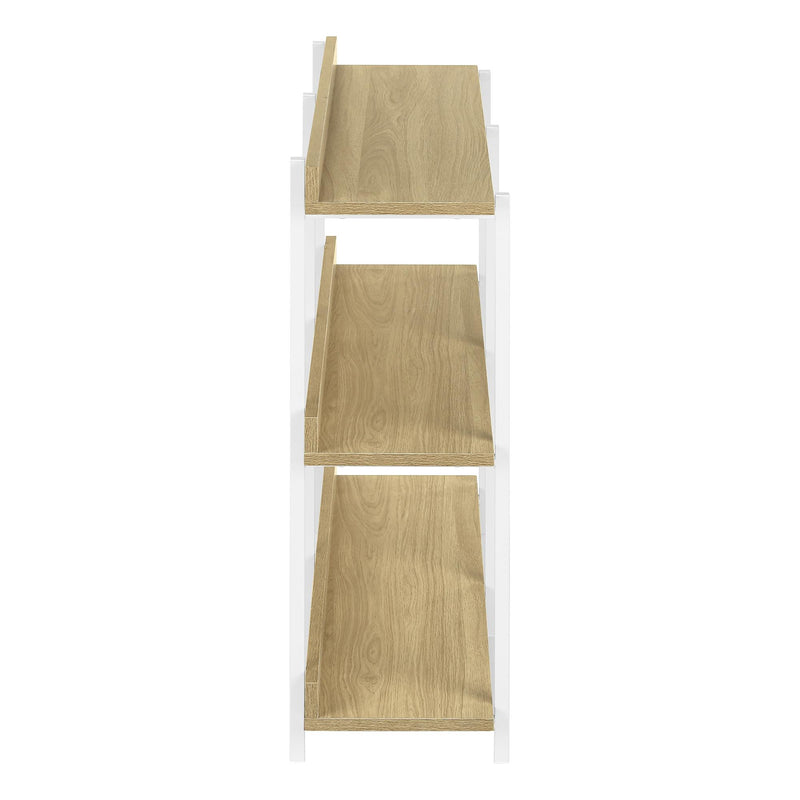 Monarch I 2222 Accent Table - 48"L Natural/White Metal Hall Console IMAGE 3