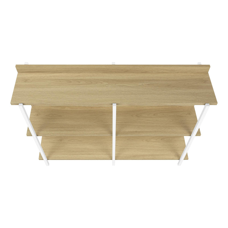 Monarch I 2222 Accent Table - 48"L Natural/White Metal Hall Console IMAGE 5