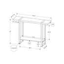 Monarch I 2851 Accent Table - Brown Reclaimed Wood-Look/Black Metal IMAGE 10