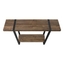 Monarch I 2851 Accent Table - Brown Reclaimed Wood-Look/Black Metal IMAGE 5