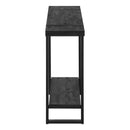Monarch I 2861 Accent Table - Black Reclaimed Wood-Look/Black IMAGE 3