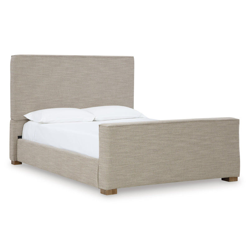 Signature Design by Ashley Dakmore Queen Upholstered Platform Bed B783-81/B783-97 IMAGE 1