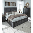 Signature Design by Ashley Foyland B989B4 King Panel Storage Bed IMAGE 9