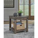  Signature Design by Ashley Hollum T466-2 Square End Table IMAGE 4