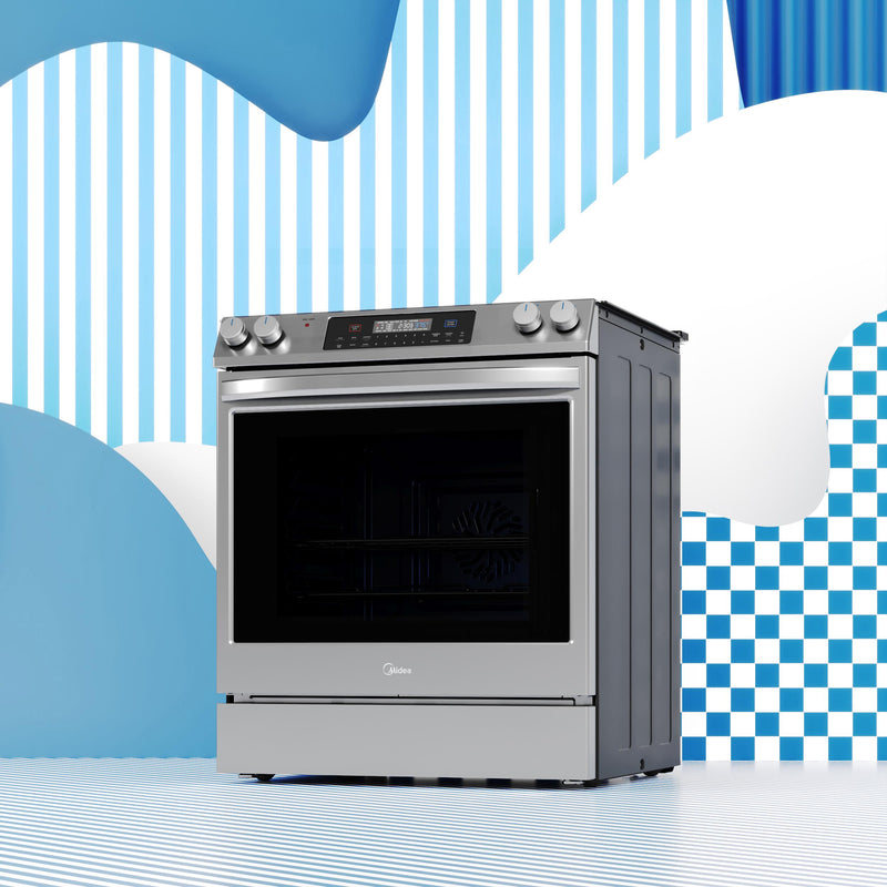 Midea 30-inch Slide-in Range with Convection Technology MES30S2AST IMAGE 6