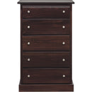 Mako Wood Furniture Decora 5-Drawer Chest 600-30-38-D5 IMAGE 1