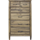  Mako Wood Furniture Tofino 6-Drawer Chest 5400-31-RUSTIC IMAGE 1
