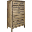  Mako Wood Furniture Tofino 6-Drawer Chest 5400-31-RUSTIC IMAGE 2