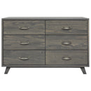 Mako Wood Furniture Metro 6-Drawer Dresser 7700-40-6 IMAGE 1