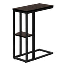 Monarch I 3670 Accent Table - Espresso/Black Metal IMAGE 4