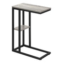 Monarch I 3671 Accent Table - Grey/Black Metal IMAGE 1