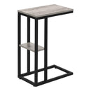 Monarch I 3671 Accent Table - Grey/Black Metal IMAGE 4