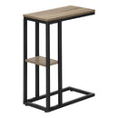 Monarch I 3672 Accent Table - Dark Taupe/Black Metal IMAGE 4