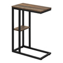 Monarch I 3673 Accent Table - Brown Reclaimed-Look/Black Metal IMAGE 1