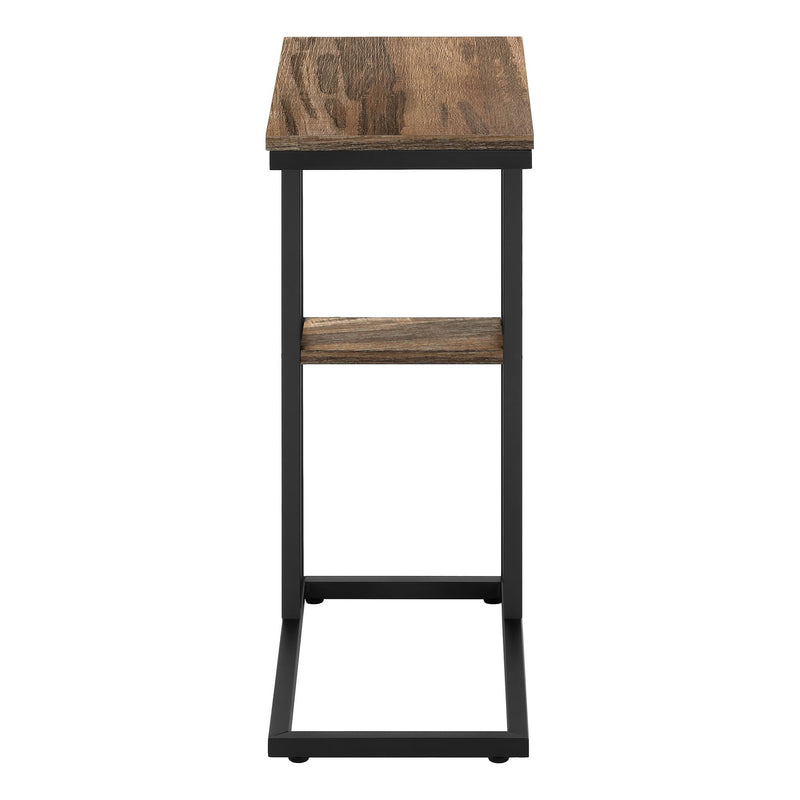 Monarch I 3673 Accent Table - Brown Reclaimed-Look/Black Metal IMAGE 3