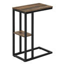 Monarch I 3673 Accent Table - Brown Reclaimed-Look/Black Metal IMAGE 4