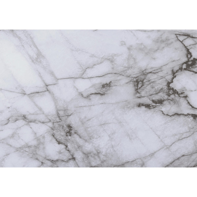 Monarch I 3675 Accent Table - White Marble/Black Metal IMAGE 9