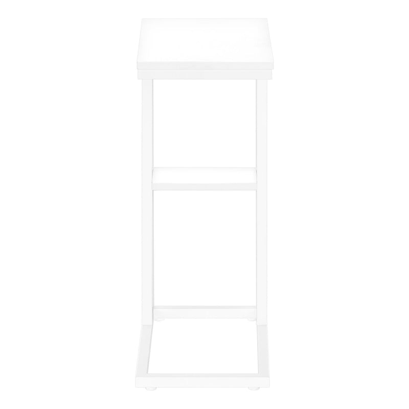Monarch I 3676 Accent Table - White/White Metal IMAGE 2