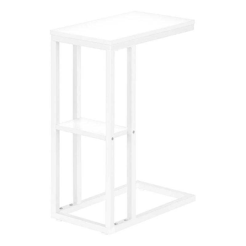 Monarch I 3676 Accent Table - White/White Metal IMAGE 3