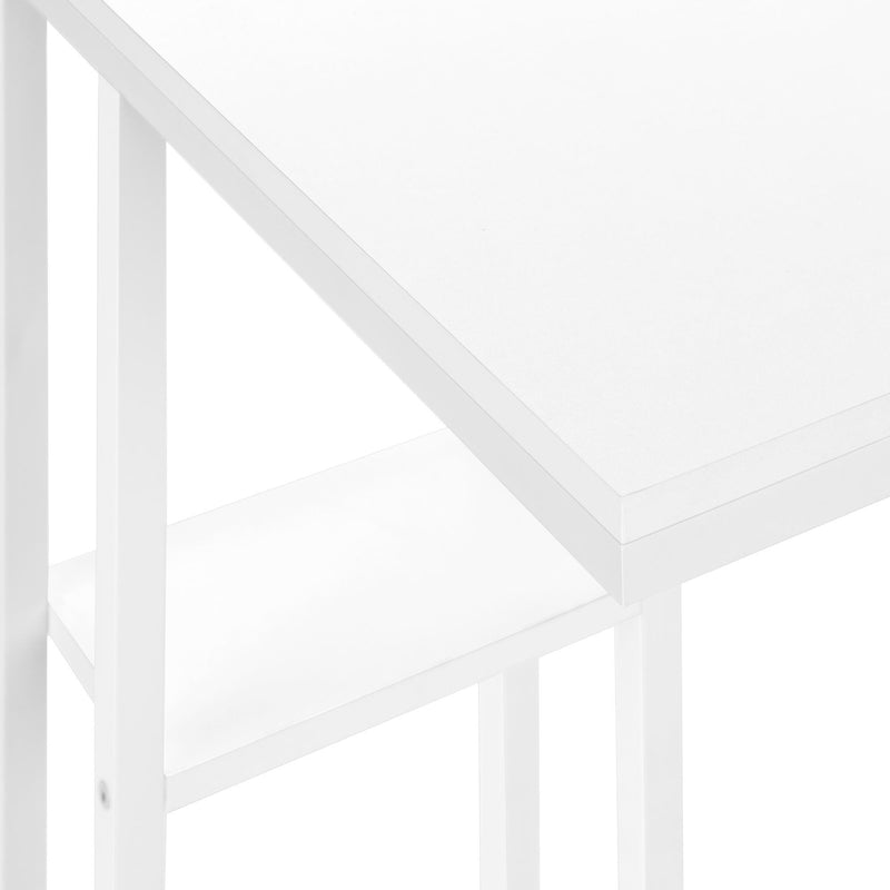 Monarch I 3676 Accent Table - White/White Metal IMAGE 6