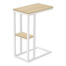 Monarch I 3677 Accent Table - Natural/White Metal IMAGE 4