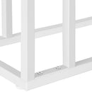 Monarch I 3677 Accent Table - Natural/White Metal IMAGE 7