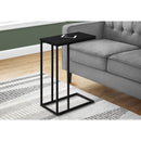 Monarch I 3761 Accent Table - Black/Black Metal IMAGE 2