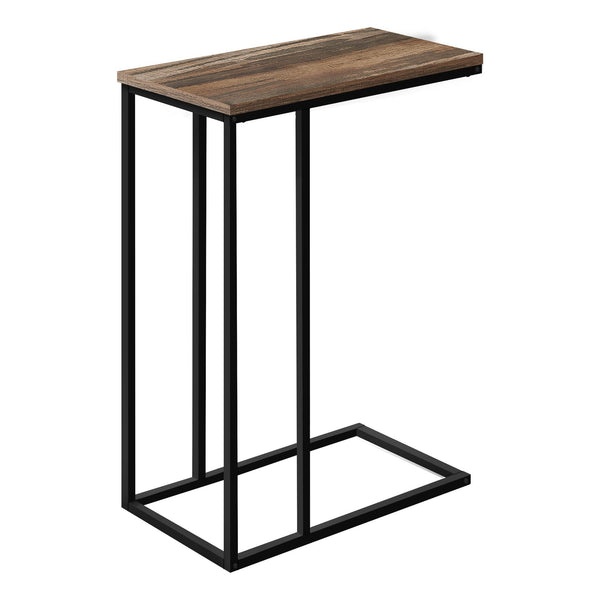 Monarch I 3764 Accent Table - Brown Reclaimed/Black Metal IMAGE 1