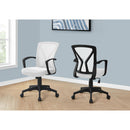 Monarch I 7341 Office Chair - White/Black Base IMAGE 3