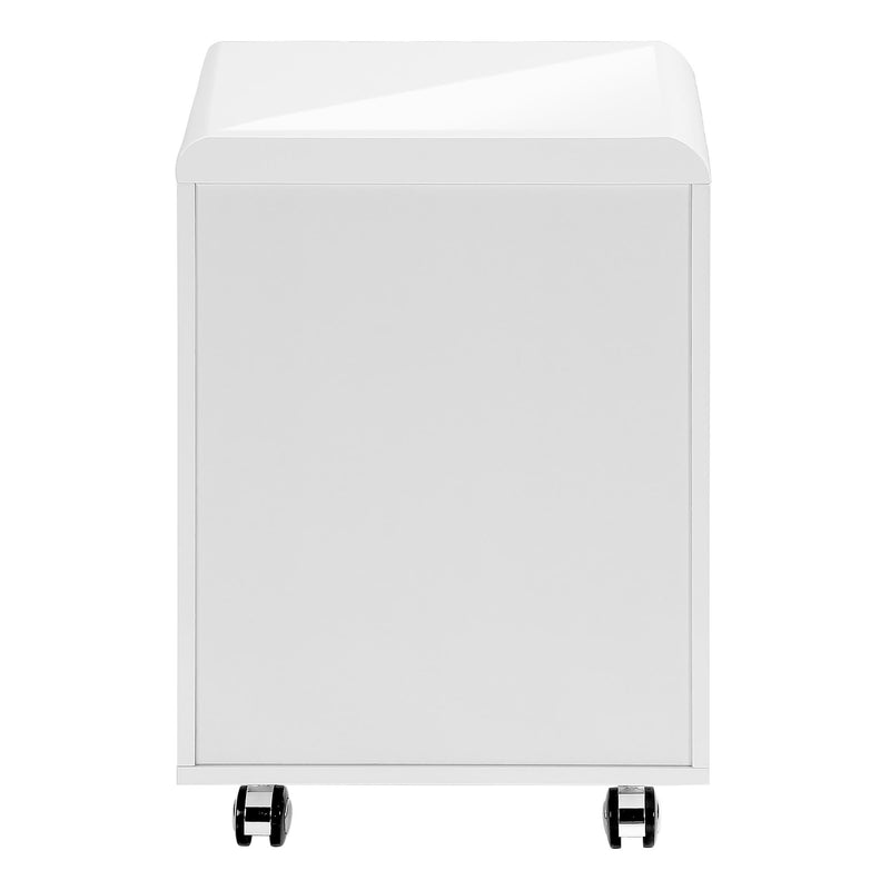 Monarch I 7583 Filling Cabinet - High Glossy White IMAGE 4