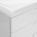 Monarch I 7583 Filling Cabinet - High Glossy White IMAGE 6