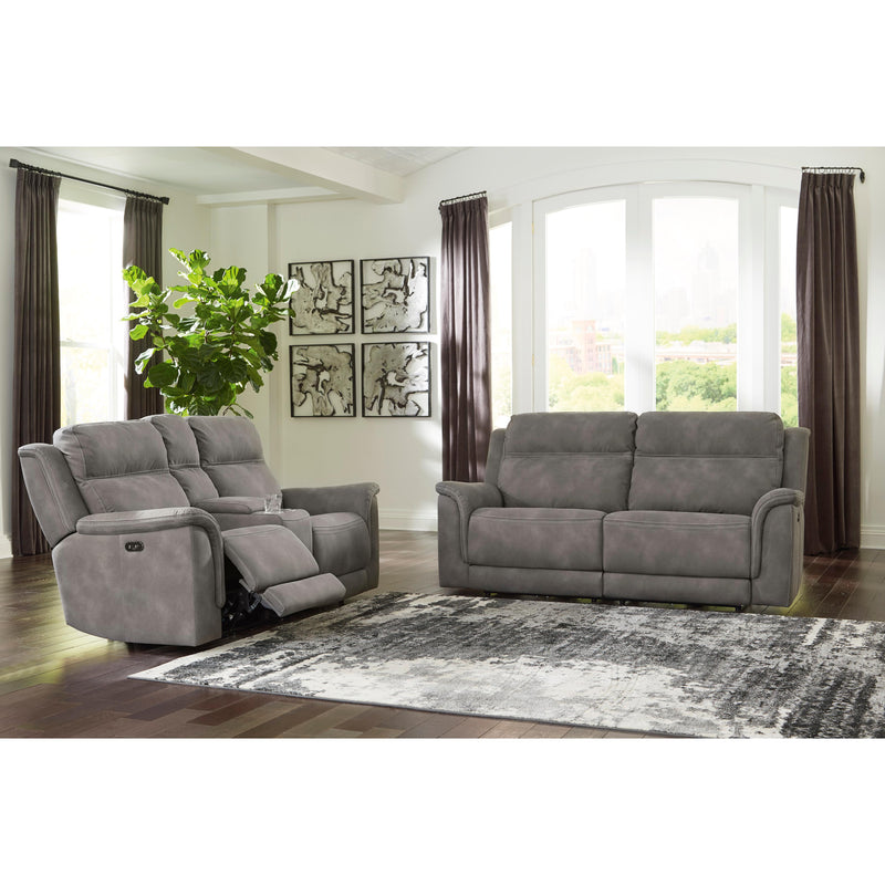 Signature Design by Ashley Next-Gen DuraPella Power Reclining Fabric Sofa 5930147C IMAGE 10