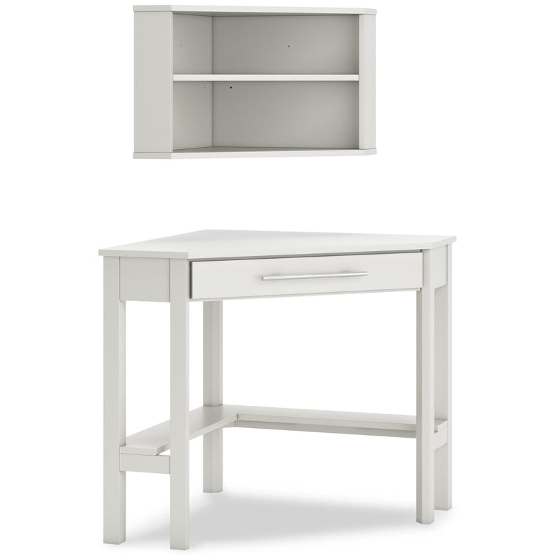 Signature Design by Ashley Grannen H207H1 Home Office Corner Desk with Bookcase IMAGE 1