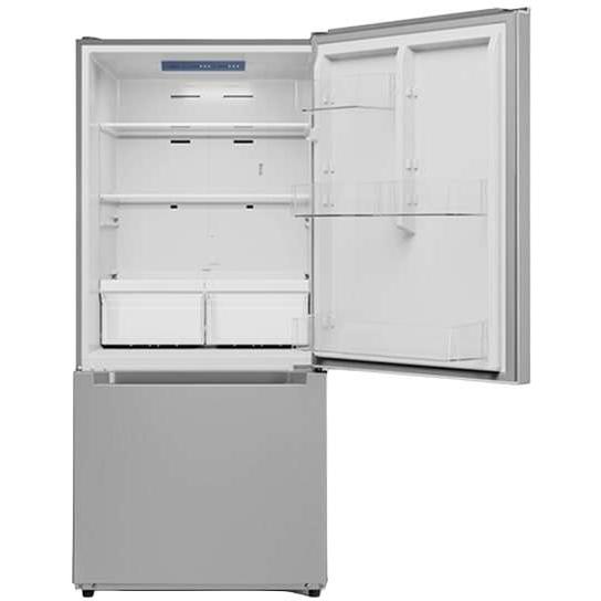 Midea 18.7 Cu. Ft. Bottom Mount Freezer Refrigerator MRB19B6AST IMAGE 2