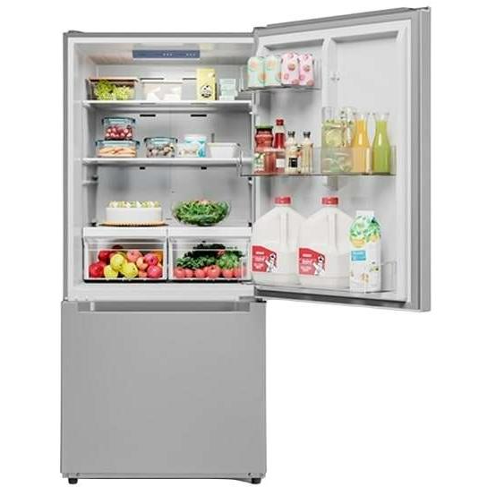 Midea 18.7 Cu. Ft. Bottom Mount Freezer Refrigerator MRB19B6AST IMAGE 3