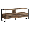 Monarch I 2619 TV Stand - Brown Reclaimed/Black Metal IMAGE 1