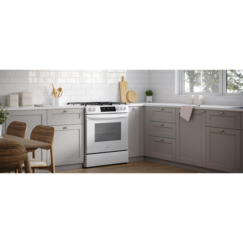 Frigidaire 30-inch Freestanding Gas Range FCFG3062AW IMAGE 6