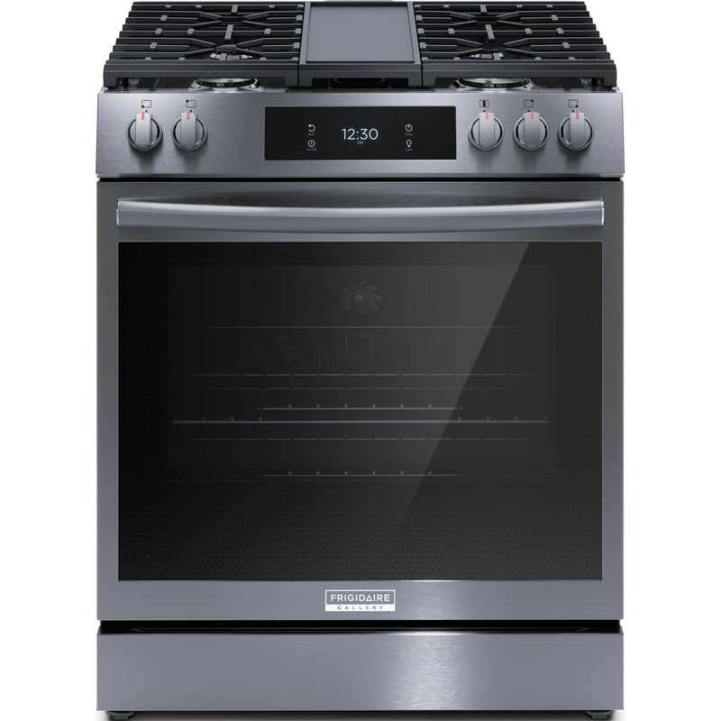 Frigidaire Gallery 30-inch Gas Range with Convection Technology GCFG3060BD IMAGE 1