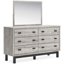 Signature Design by Ashley Vessalli B1036B1 Dresser and Mirror IMAGE 1