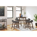  Signature Design by Ashley Lyncott D615-224 Upholstered Barstool IMAGE 9