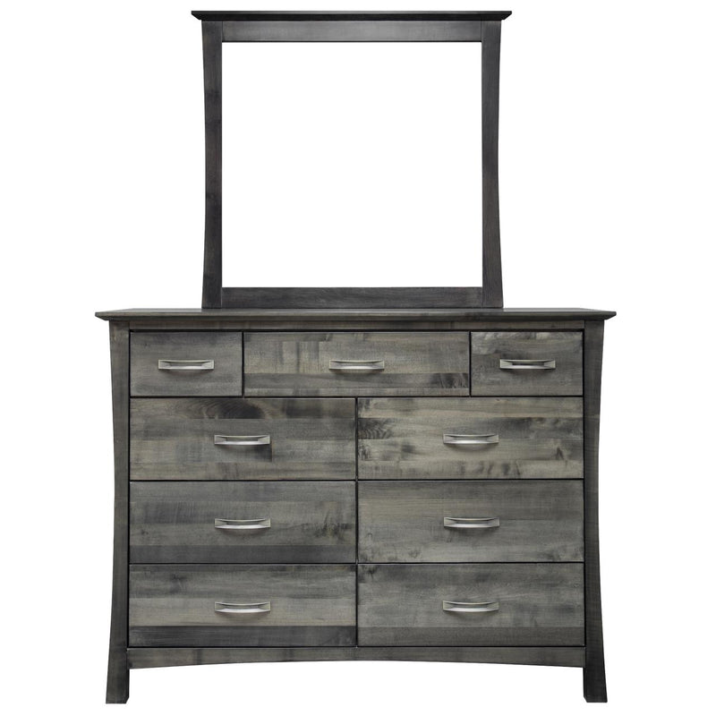 Mako Wood Furniture Megan 9-Drawer Dresser Megan M-6000-40-9-D Dresser - Semi-Grey IMAGE 3