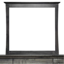 Mako Wood Furniture Megan Dresser Mirror Megan M-6000-50 Dresser Mirror - Semi-Grey IMAGE 1