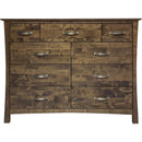  Mako Wood Furniture Megan 9-Drawer Dresser Megan M-6000-40-9-D Dresser - Brindle Brown IMAGE 1