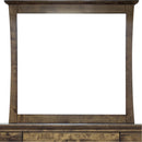  Mako Wood Furniture Megan Dresser Mirror Megan M-6000-50 Dresser Mirror - Brindle Brown IMAGE 1