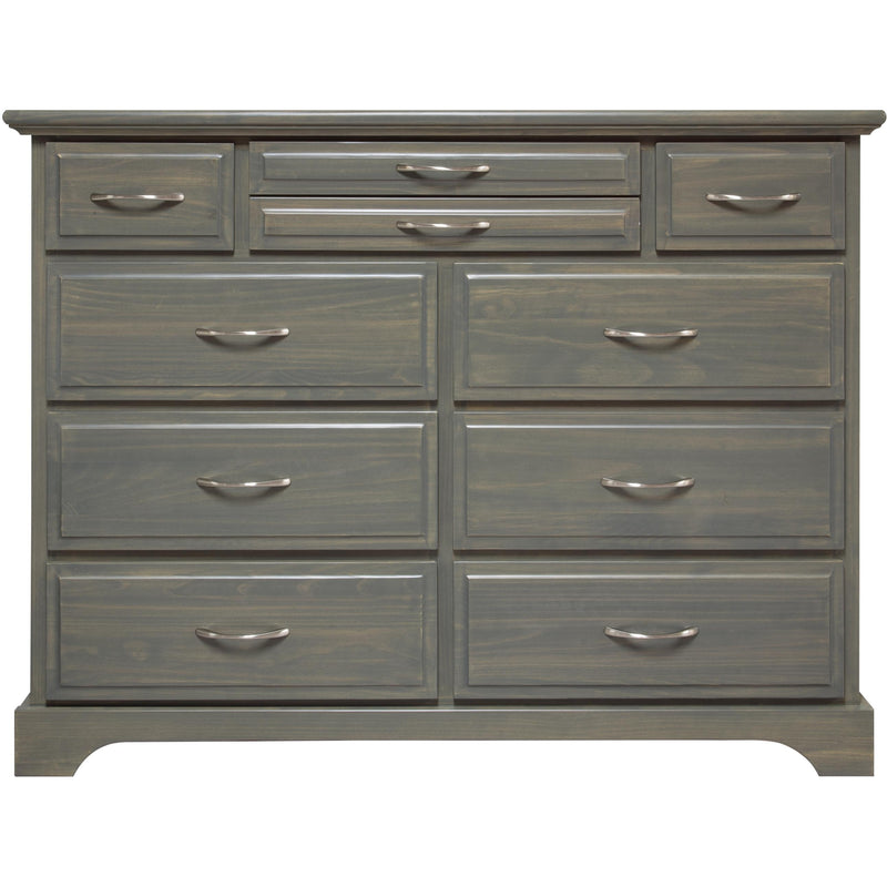 Mako Wood Furniture Symphony 10-Drawer Dresser Symphony 2900-40-10 Dresser - Green Grey IMAGE 1