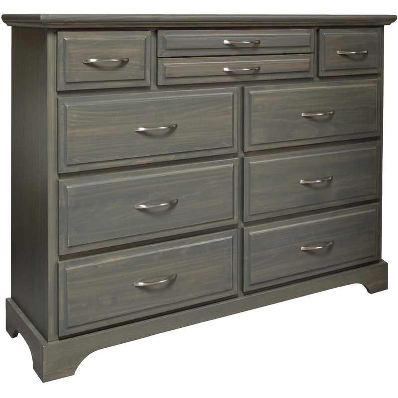 Mako Wood Furniture Symphony 10-Drawer Dresser Symphony 2900-40-10 Dresser - Green Grey IMAGE 2