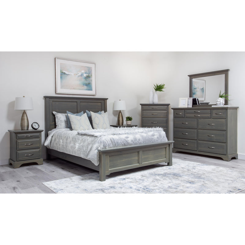 Mako Wood Furniture Symphony 10-Drawer Dresser Symphony 2900-40-10 Dresser - Green Grey IMAGE 4