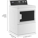 Maytag 7.4 cu. ft. Gas Dryer with Intellidry® Sensor MGDP586KW IMAGE 14