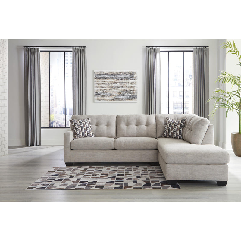 Signature Design by Ashley Mahoney Fabric 2 pc Sectional 3100466/3100417 IMAGE 2