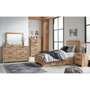 Signature Design by Ashley Hyanna B1050B28 Twin Panel Bed with 2 Side Storage IMAGE 5